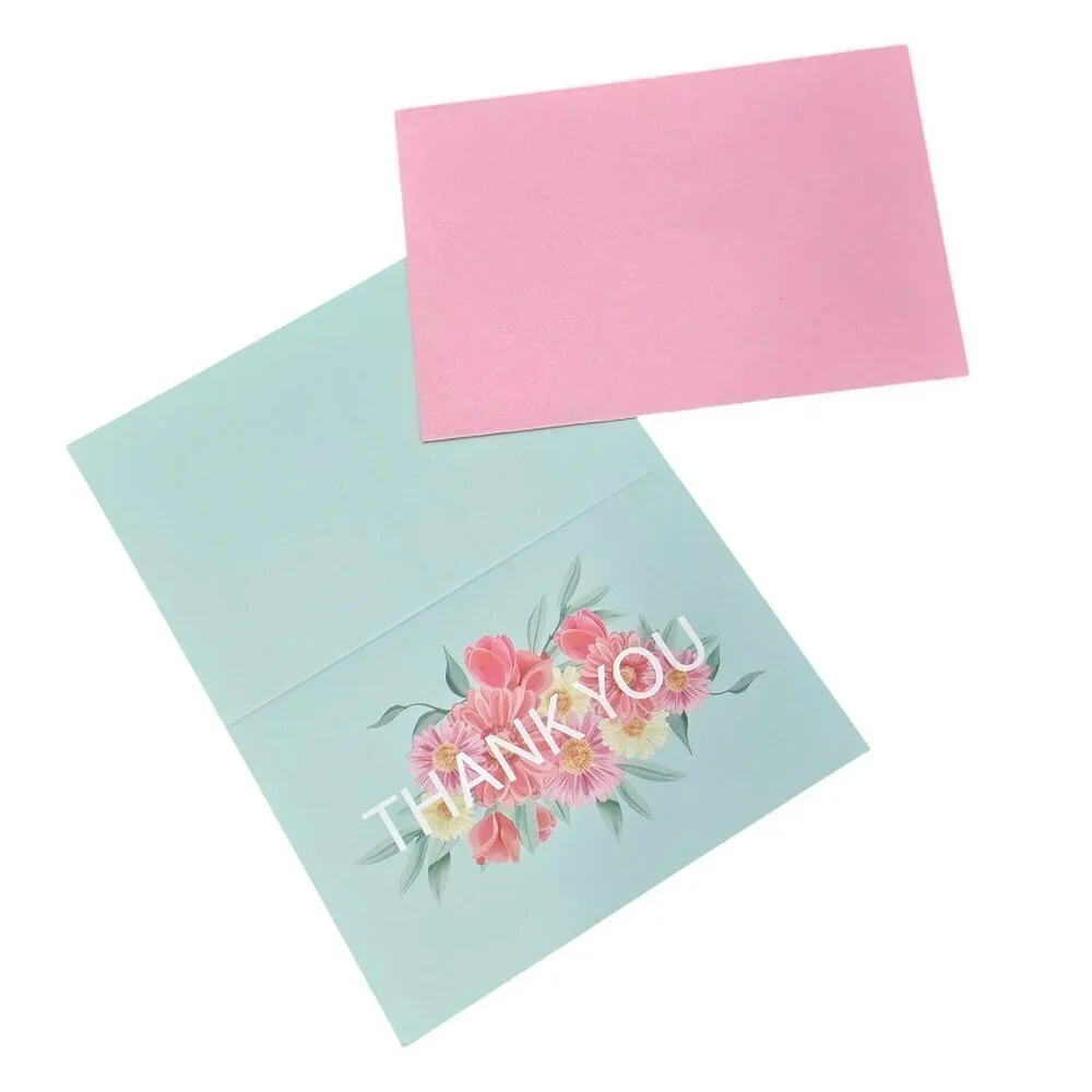 Thank You Cards with Envelopes New 36pcs Floral Pastel Greeting Card Set